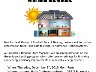 DECEMBER 1ST presentation-Green Heating for Your Home